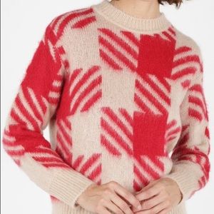 Hairy Jacquard Sandro Sweater